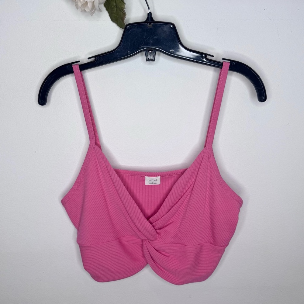 Wilfred (Aritzia) ‘Bay’ Twist Front Tank